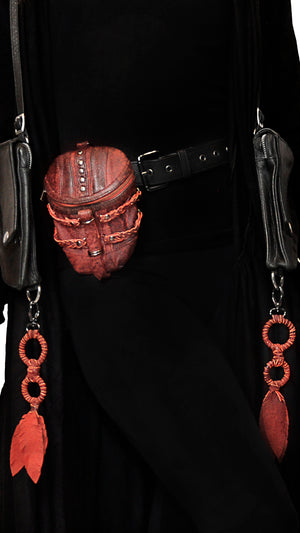 Lyran Pouch - Red Antique