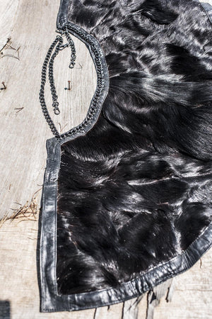 Capes - Raven Leather Cape