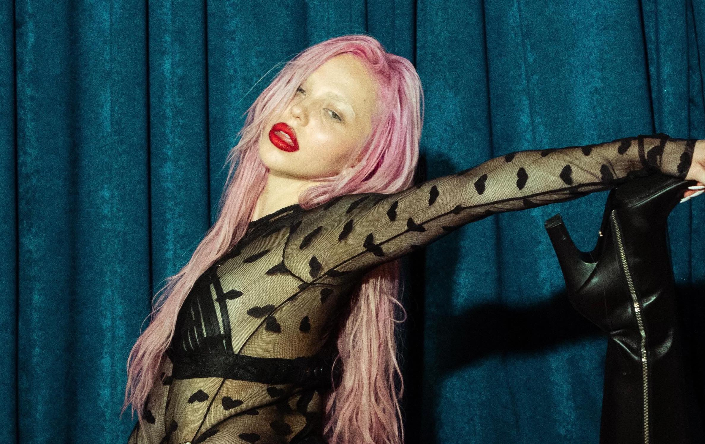 Adela Jergova wears the RITUAL Lynx Lingerie Top for new music video
