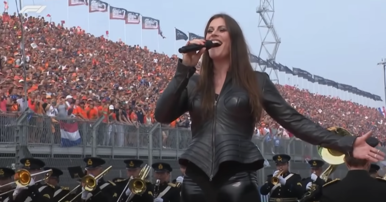 Floor Jansen performs at the Dutch Grand Prix wearing RITUAL