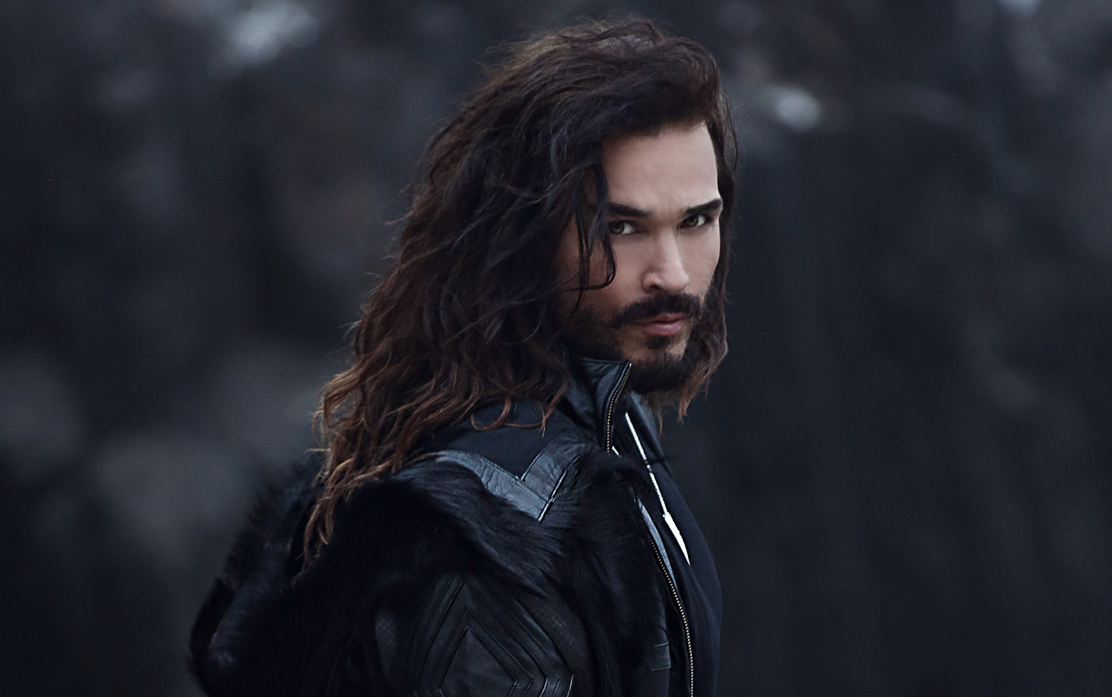 Tosh Yanez wears RITUAL Neptune Jacket, Chiron Shirt, and Sirius Necklace for editorial by Clayton Beck