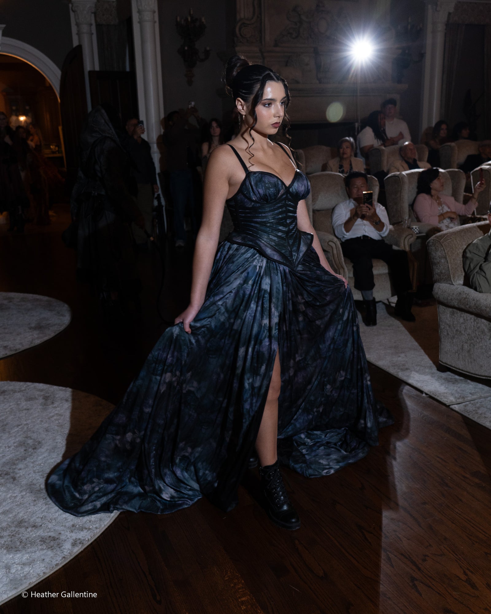 Xena's Neptune Flower Gown [Runway Sample]