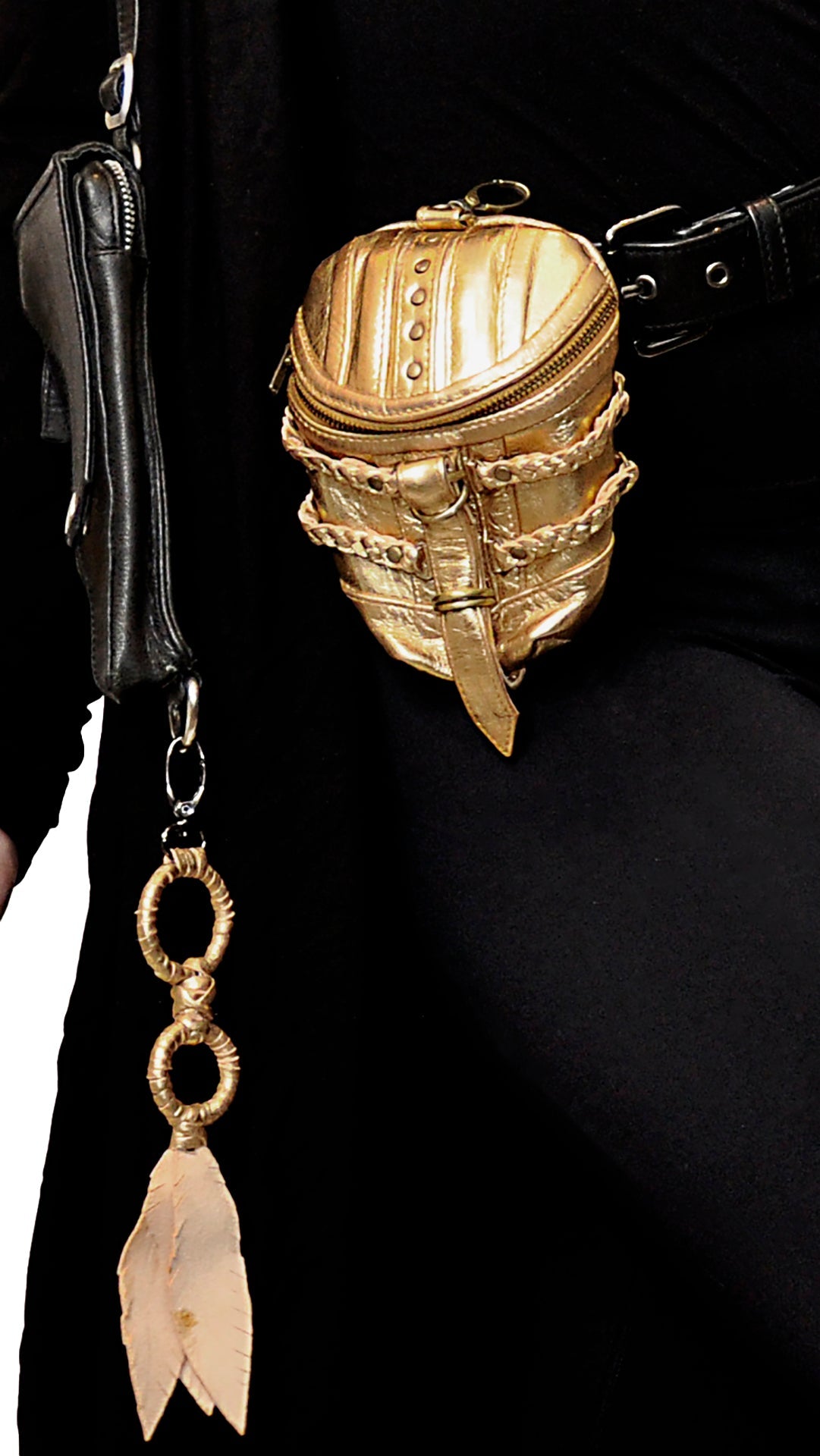 Lyran Leather Pouch - Gold