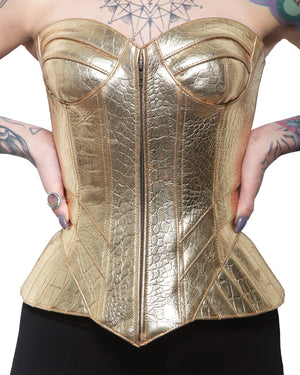 Athena Bustier in "Metallic Gold" [CELEBRATION]