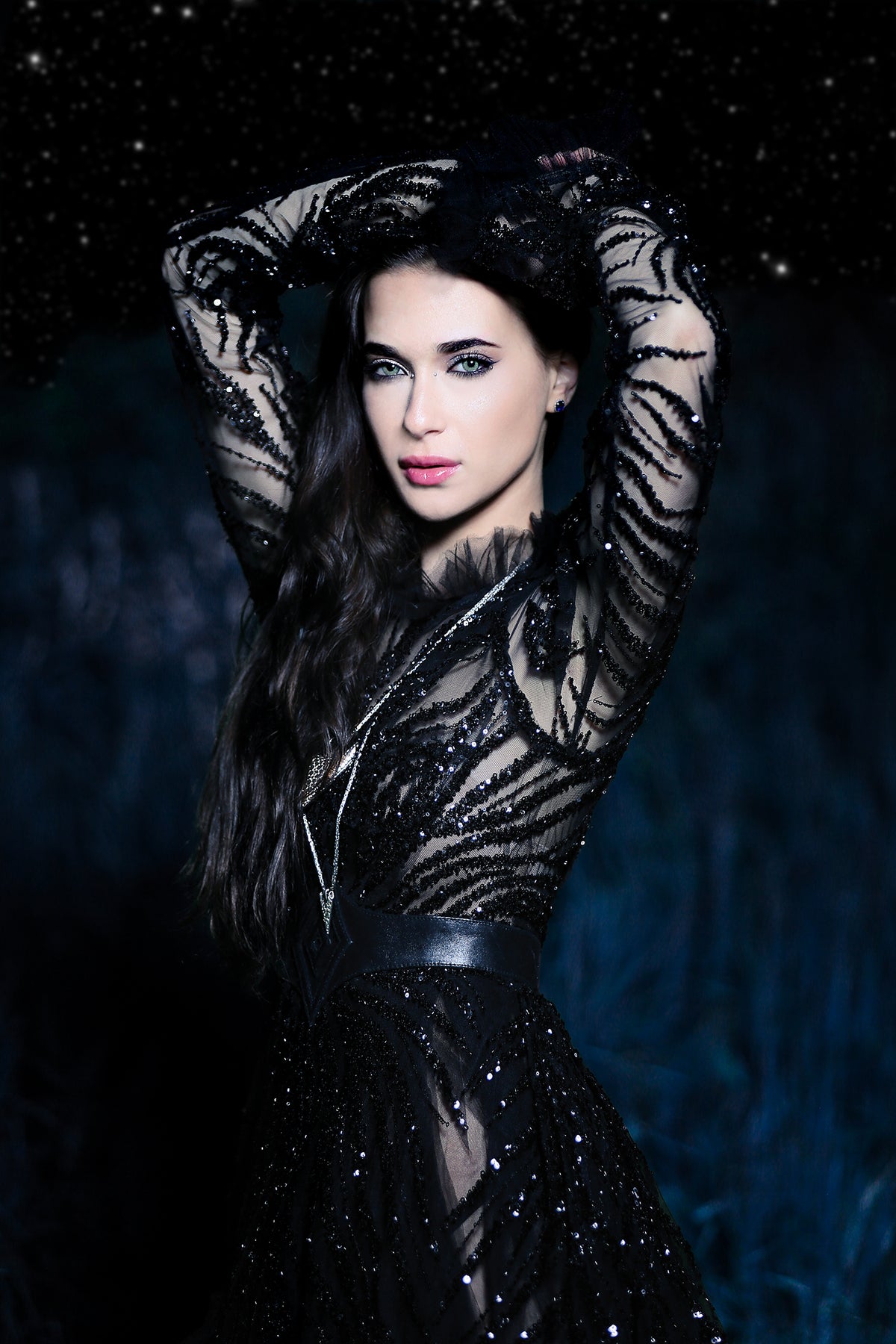 Galactic Midnight Gown