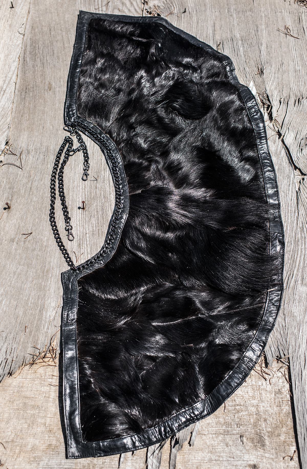 Capes - Raven Leather Cape