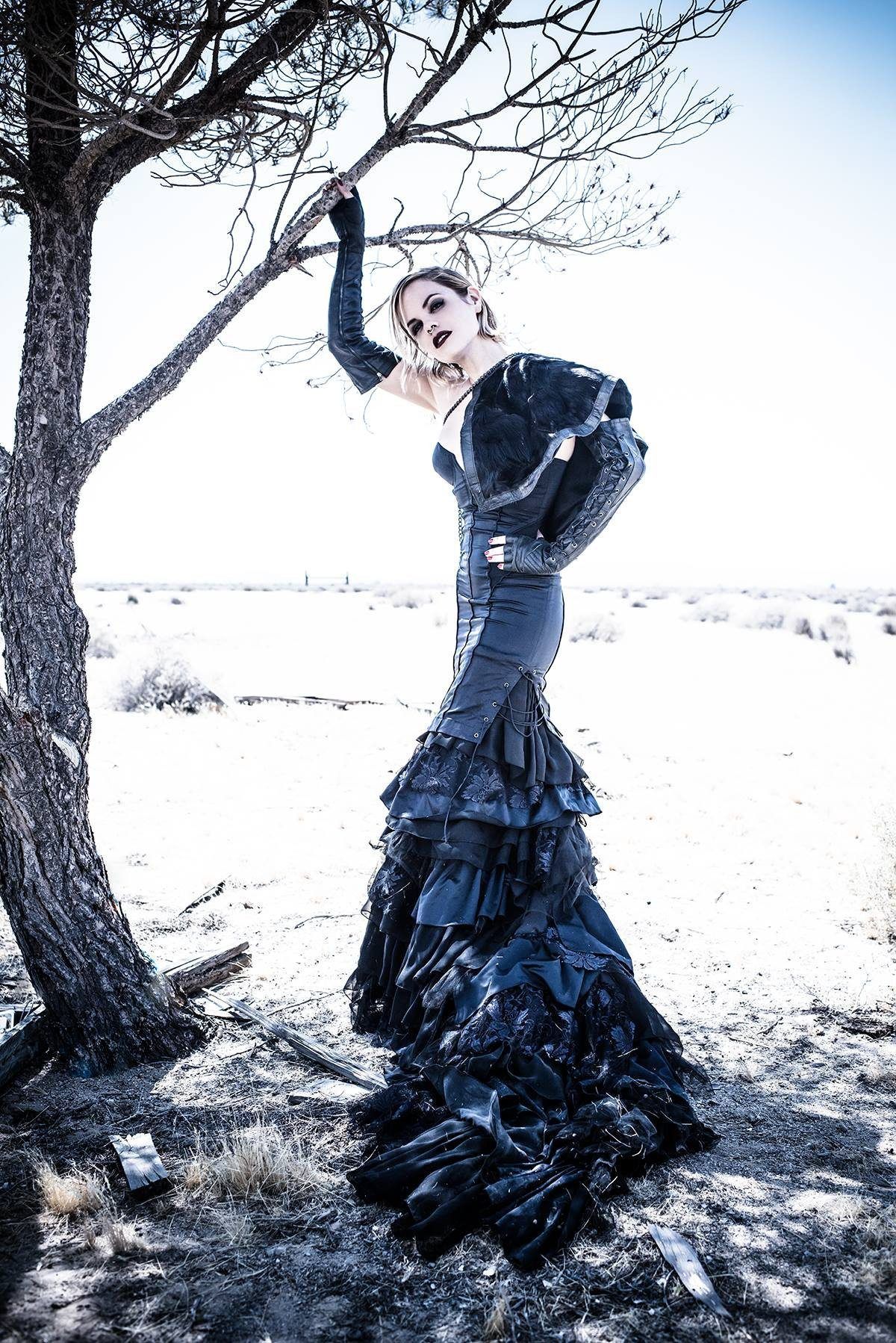 Capes - Raven Leather Cape